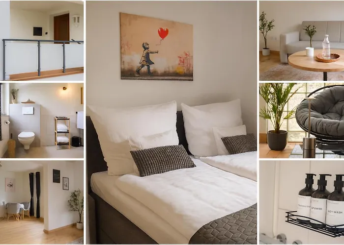 Lejlighed Ama Amali - Modernes Mit Balkon & Parkplatz - Ideal Fuer Business & Komfort Hiddenhausen