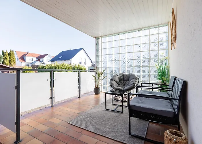 Ama Amali - Modernes Mit Balkon & Parkplatz - Ideal Fuer Business & Komfort Lejlighed Hiddenhausen